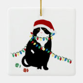 Scottish Fold kerstversiering Keramisch Ornament (Achterkant)