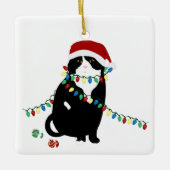 Scottish Fold kerstversiering Keramisch Ornament (Voorkant)