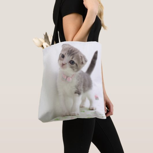 Scottish Fold Kitten Tote Bag (Dichtbij)