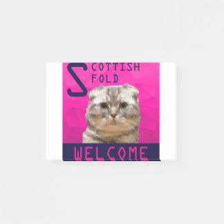 Scottish Fold Post-it® Notes