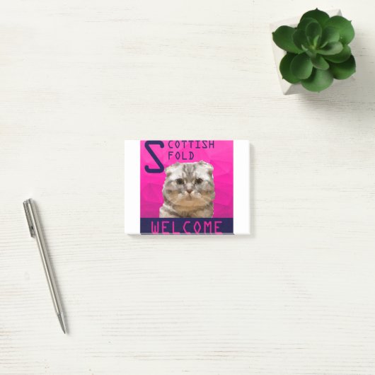 Scottish Fold Post-it® Notes (Kantoor)