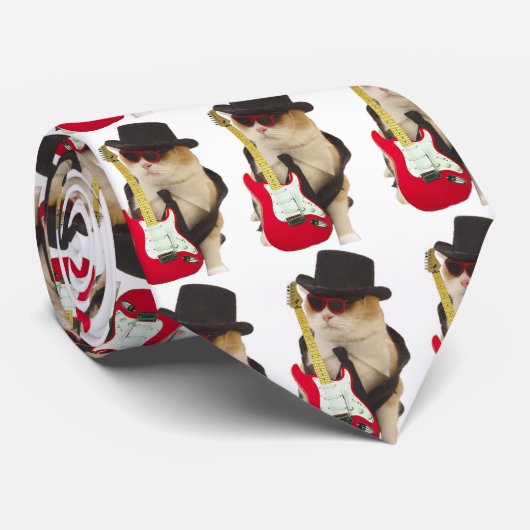 Scottish Fold Rock Star Stropdas (Opgerold)