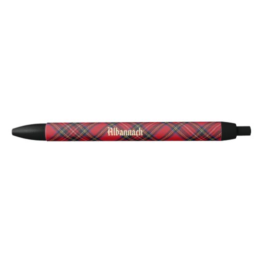 Scottish Gaelic Albannach Tartan Pen (Voorkant)