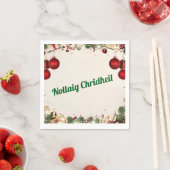 Scottish Gaelic Christmas Napkins Servet (Insitu)