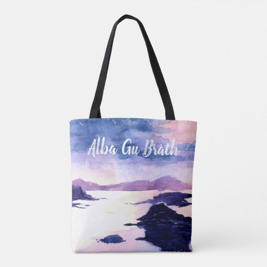Scottish Gaelic  Waterverf Canvas tas (Achterkant)