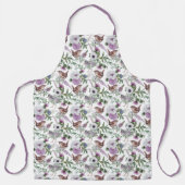 Scottish Garden Blue Poppies en Birds Schort (Voorkant)