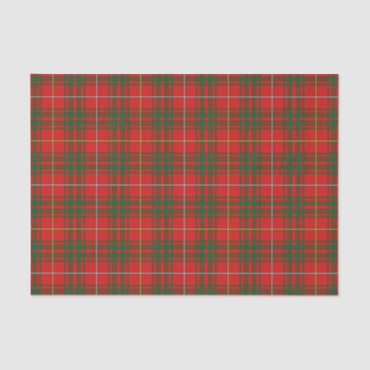 Scottish Gifts Clan Bruce Tartan Tissuepapier (Voorkant)