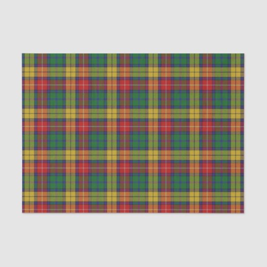 Scottish Gifts Clan Buchanan Tartan Tissuepapier (Voorkant)