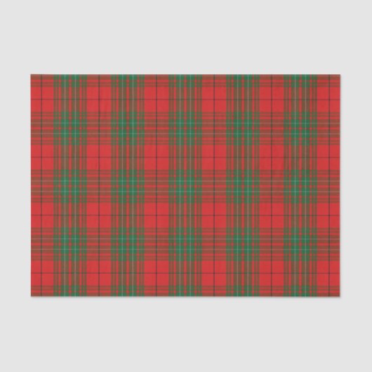 Scottish Gifts Clan Cumming Red Tartan Tissuepapier (Voorkant)