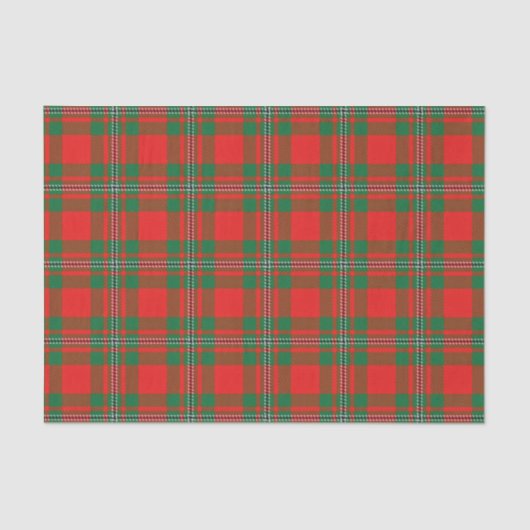 Scottish Gifts Clan Gregor MacGregor Tartan Tissuepapier (Voorkant)