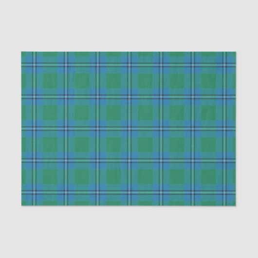 Scottish Gifts Clan Irvine Irwin Tartan Tissuepapier (Voorkant)