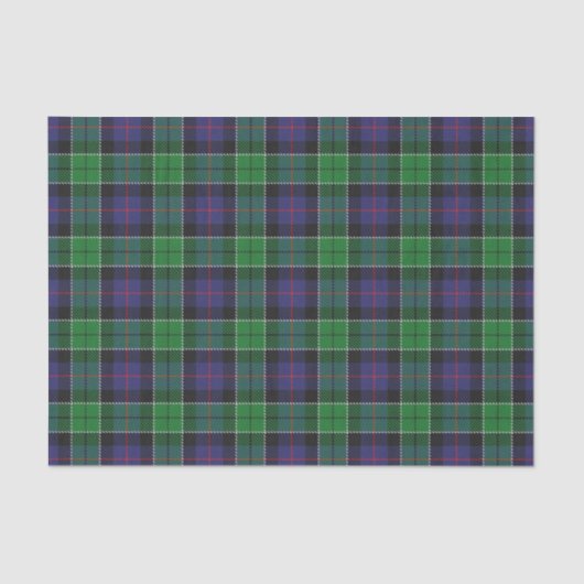 Scottish Gifts Clan Leslie Hunting Tartan Tissuepapier (Voorkant)