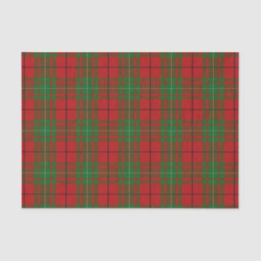 Scottish Gifts Clan MacAulay Tartan Tissuepapier (Voorkant)