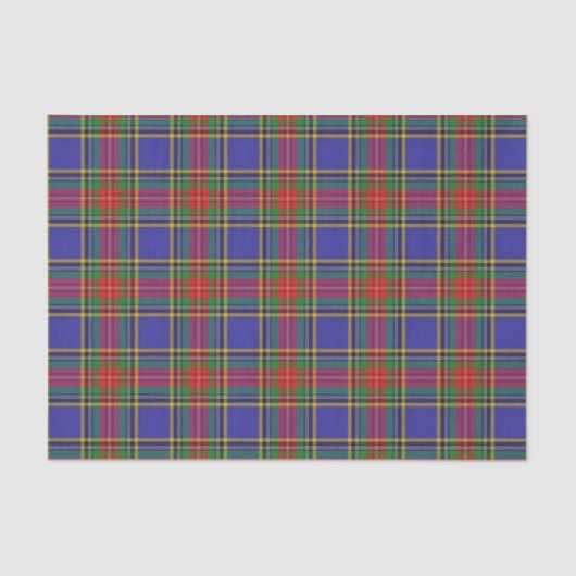 Scottish Gifts Clan MacBeth Tartan Tissuepapier (Voorkant)