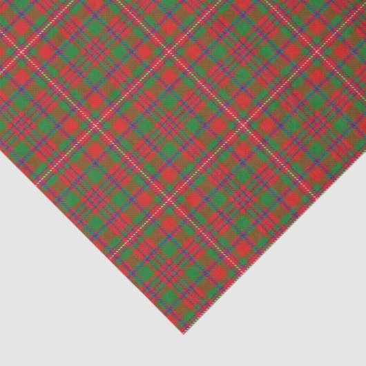 Scottish Gifts Clan MacKinnon Tartan Tissuepapier (Detail)