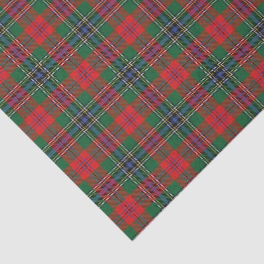 Scottish Gifts Clan MacLean Red Tartan Tissuepapier (Detail)