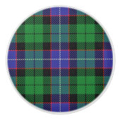 Scottish Grandeur Clan Galbraith Tartan Pset Keramische Knop (Voorkant)