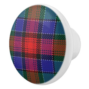 Scottish Grandeur Clan Jardine Tartan Pset Keramische Knop