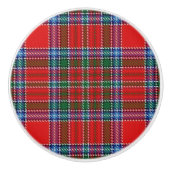 Scottish Grandeur Clan MacBean Tartan Pset Keramische Knop (Voorkant)