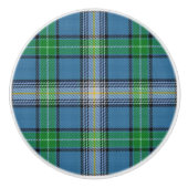 Scottish Grandeur Clan MacDowall Tartan Pset Keramische Knop (Voorkant)
