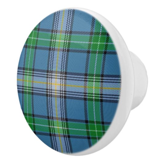 Scottish Grandeur Clan MacDowall Tartan Pset Keramische Knop (Rechts)