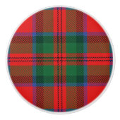 Scottish Grandeur Clan MacDuff Tartan Pset Keramische Knop (Voorkant)