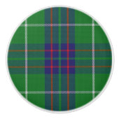 Scottish Grandeur Clan MacIntyre Tartan Pset Keramische Knop (Voorkant)
