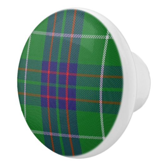 Scottish Grandeur Clan MacIntyre Tartan Pset Keramische Knop (Rechts)