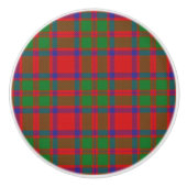 Scottish Grandeur Clan MacKintosh Tartan Pset Keramische Knop (Voorkant)