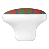 Scottish Grandeur Clan MacKintosh Tartan Pset Keramische Knop (Zijkant)