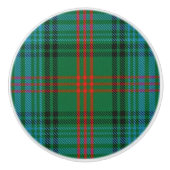 Scottish Grandeur Clan Ross Tartan Pset Keramische Knop (Voorkant)