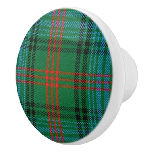 Scottish Grandeur Clan Ross Tartan Pset Keramische Knop (Rechts)