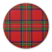 Scottish Grandeur Clan Stewart Tartan Pset Keramische Knop (Voorkant)