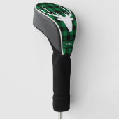 Scottish Green Buffalo Pset Tartan Golfheadcover (Schuin)