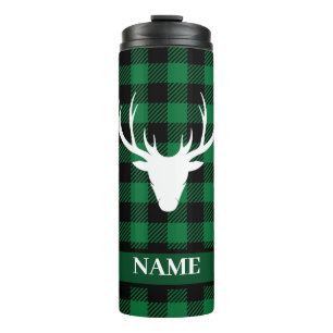 Scottish Green Buffalo Pset Tartan Thermosbeker