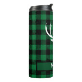 Scottish Green Buffalo Pset Tartan Thermosbeker (Gedraaid links)