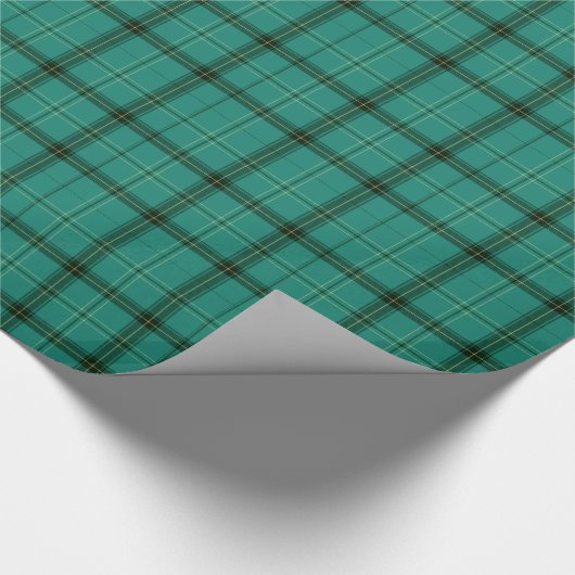 Scottish Green Tartan Cadeaupapier (Hoek)
