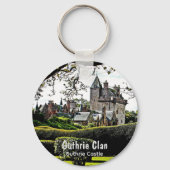 Scottish Guthrie Clan's Castle Keepomwille Sleutelhanger (Achterkant)