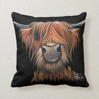 Scottish Hairy Highland Koe "BRUCE" Cushion Pillow Kussen