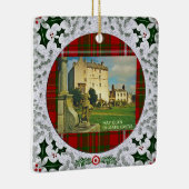 Scottish Hay Clan Tartans Castles Ceramic Ornament (Rechts)