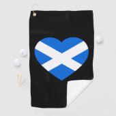 Scottish Heartflag gtcnt Golfhanddoek (Insitu)