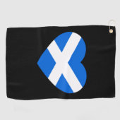 Scottish Heartflag gtcnt Golfhanddoek (Horizontaal)