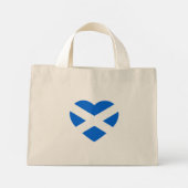 Scottish Heartflag ttcn Mini Tote Bag (Achterkant)