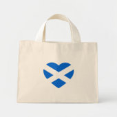 Scottish Heartflag ttcn Mini Tote Bag (Voorkant)