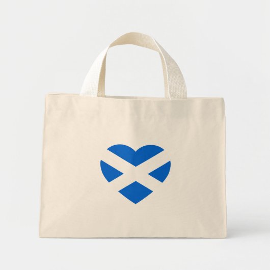 Scottish Heartflag ttcn Mini Tote Bag (Voorkant)