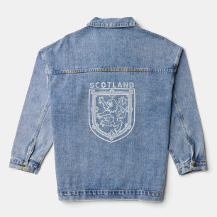 Scottish Heritage Crest Inspired, Schotland Denim Jacket