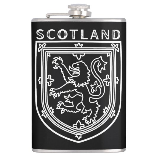 Scottish Heritage Crest Inspired, Schotland Heupfles (Voorkant)