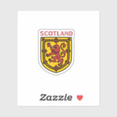 Scottish Heritage Crest Inspired, Schotland Sticker (Vel)
