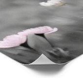 Scottish Highland Calf Baby Koe Soft Black White Poster (Hoek)