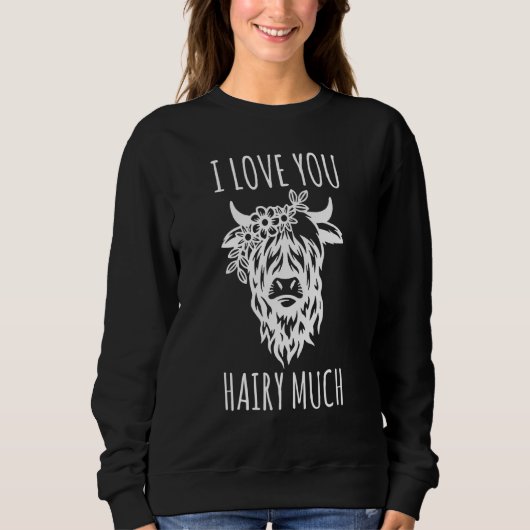 Scottish Highland Cattle Animal Breeder Design 1 Trui (Voorkant)